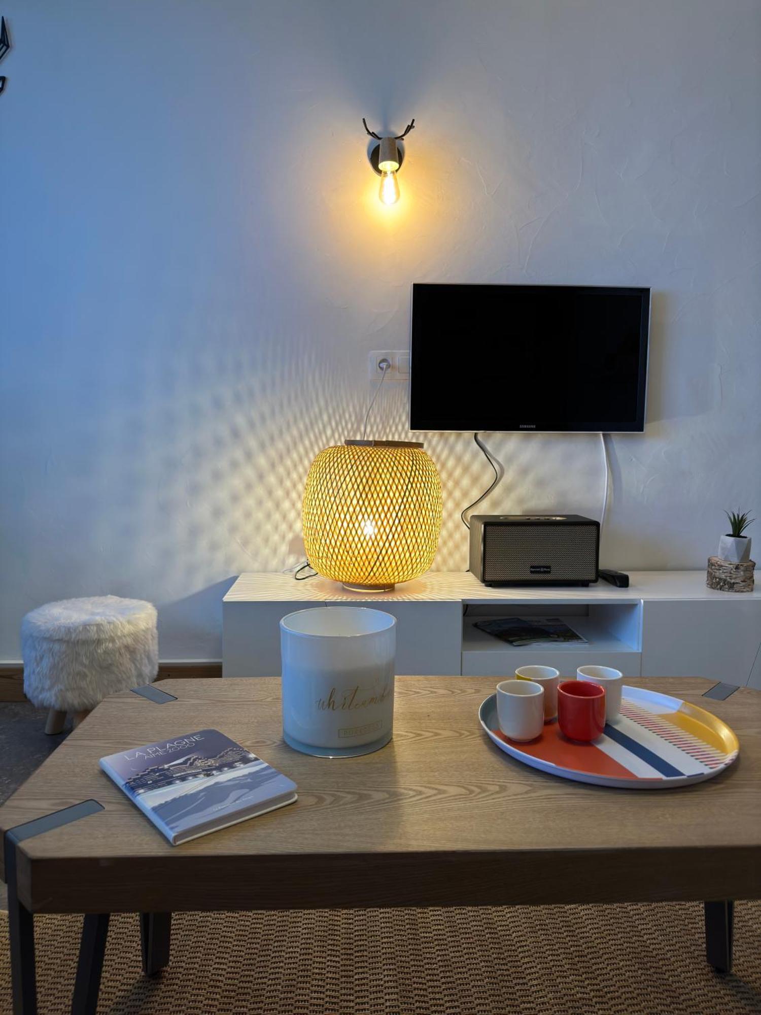 Paquebot Des Neiges - Appartement 4 Personnes - Vue Mont Blanc La Plagne Buitenkant foto