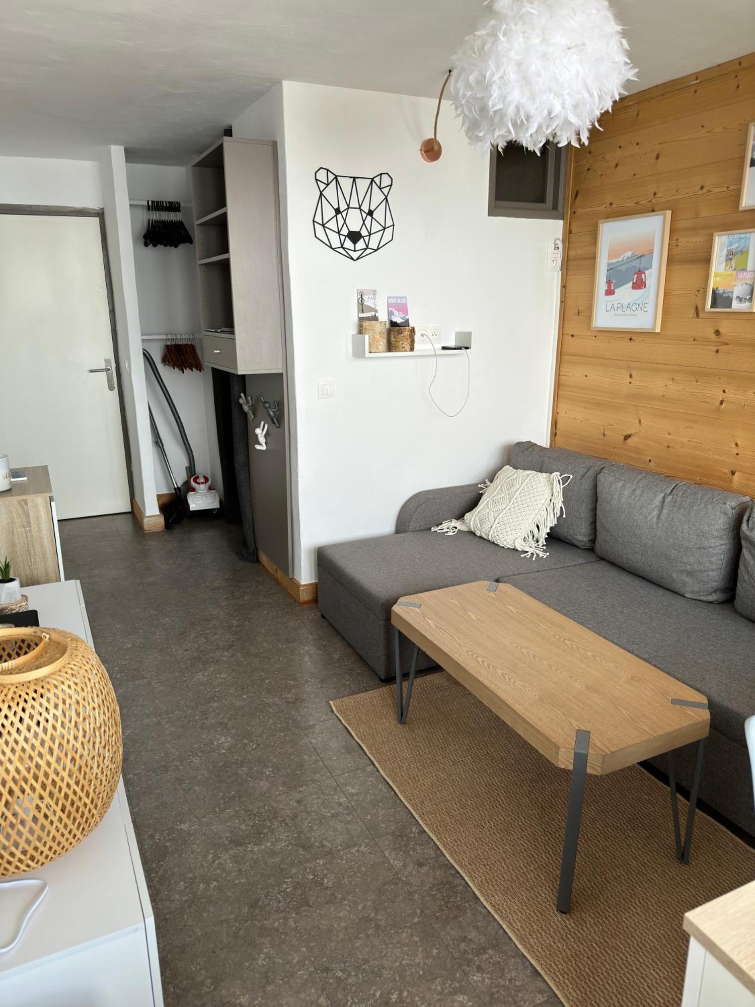 Paquebot Des Neiges - Appartement 4 Personnes - Vue Mont Blanc La Plagne Buitenkant foto