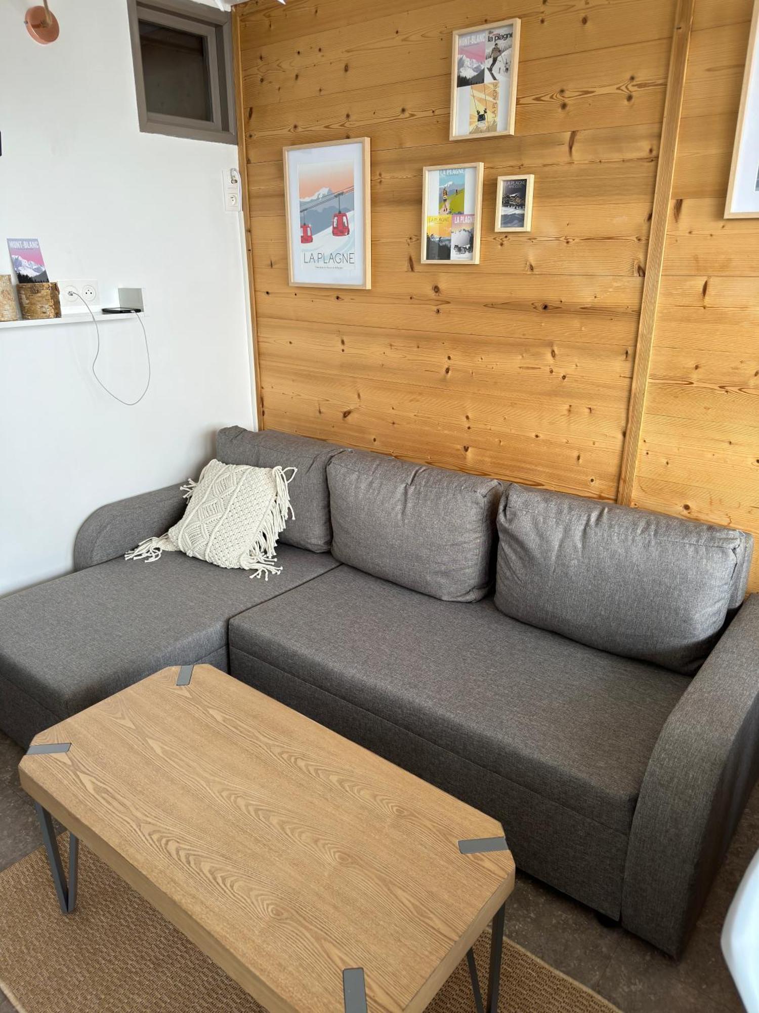 Paquebot Des Neiges - Appartement 4 Personnes - Vue Mont Blanc La Plagne Buitenkant foto