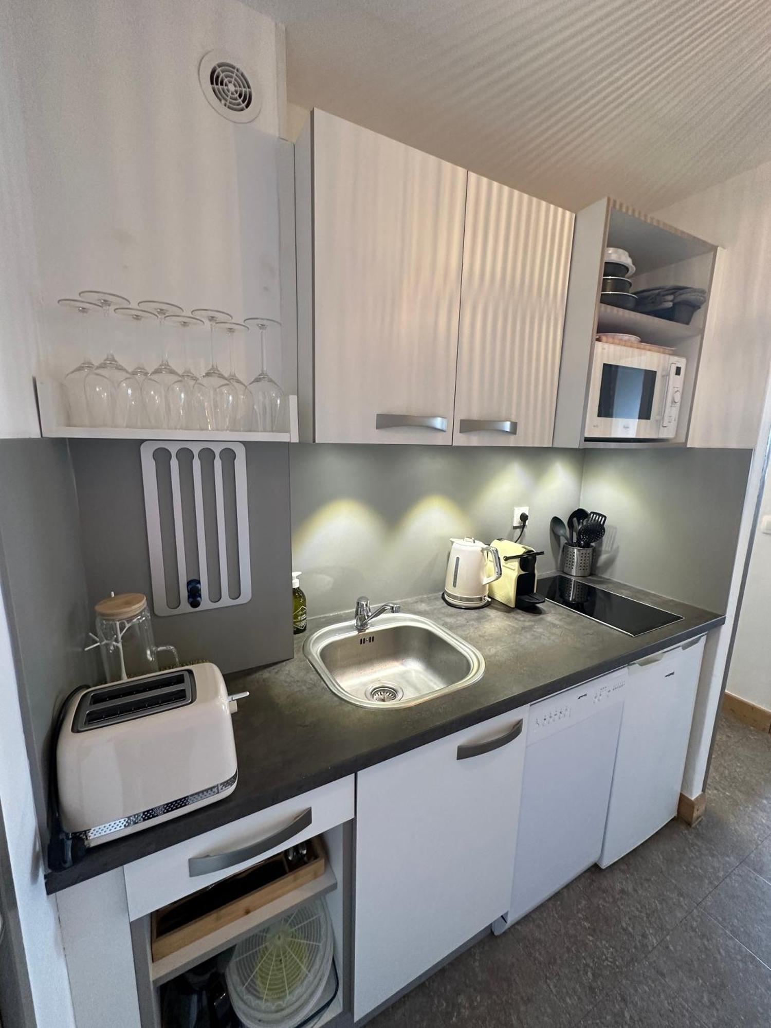 Paquebot Des Neiges - Appartement 4 Personnes - Vue Mont Blanc La Plagne Buitenkant foto